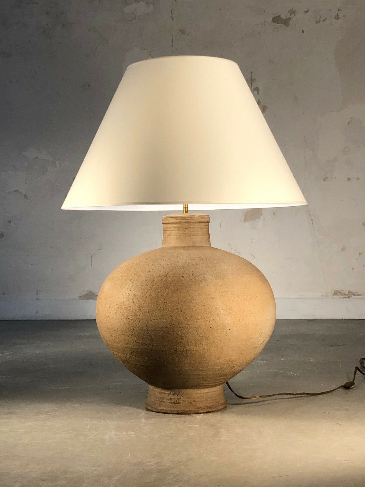 1950 Nils Kahler Ceramic Lamp Modernist Scandinavian Dansk Denmark
