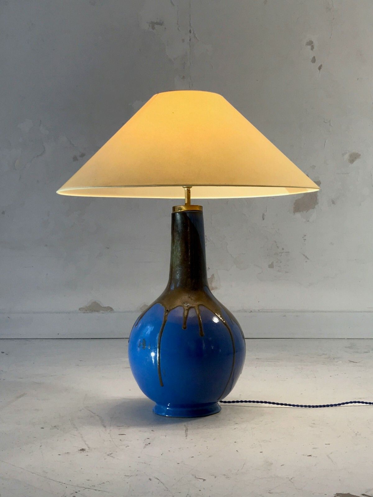 1960 1970 Modernist Bauhaus Memphis Sculpture Ceramic Lamp Vallauris photo furniture