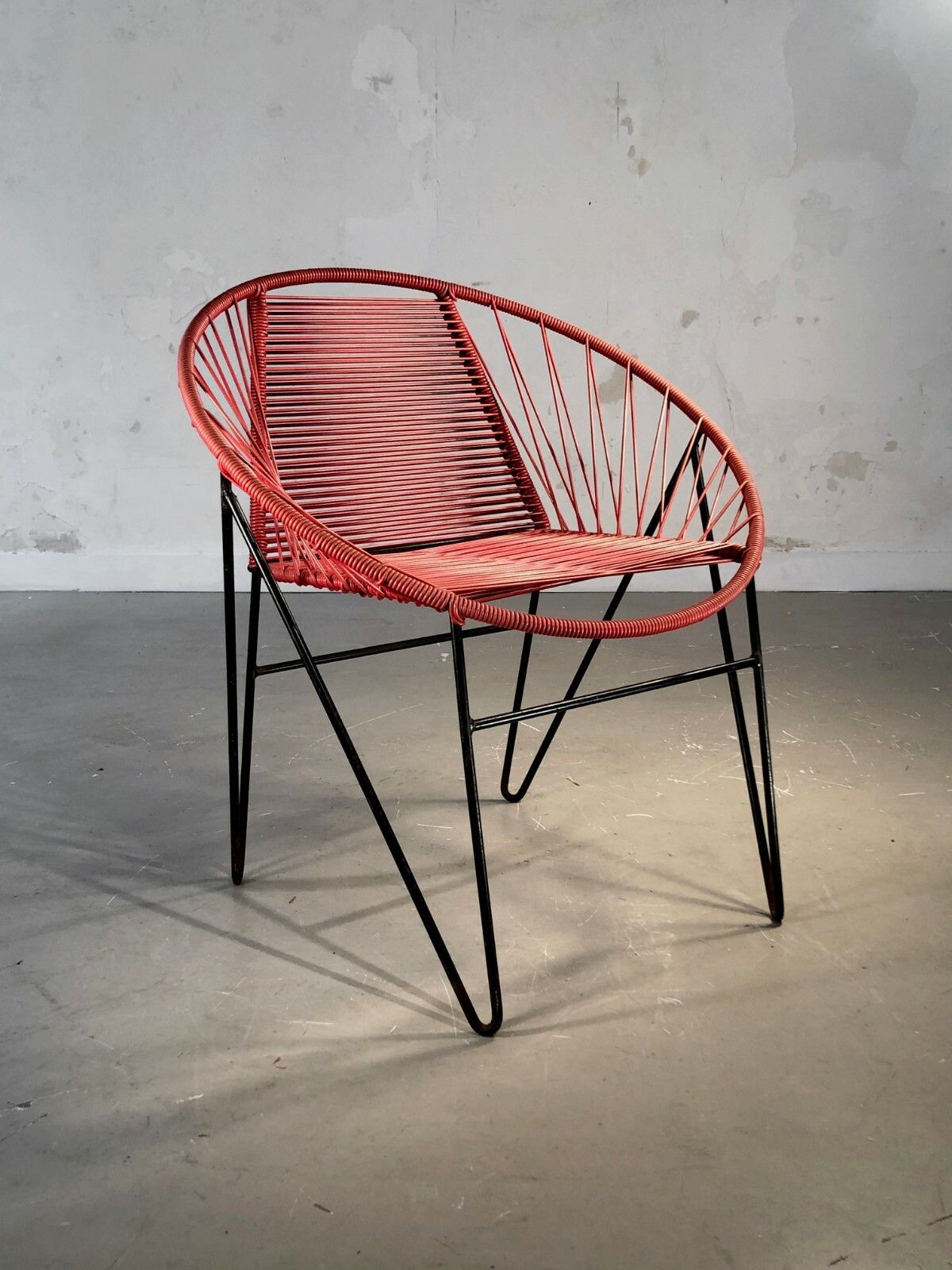 1950 Raoul Guys Modernist Chair Reconstruction Mategot Perriand photo 2021.0