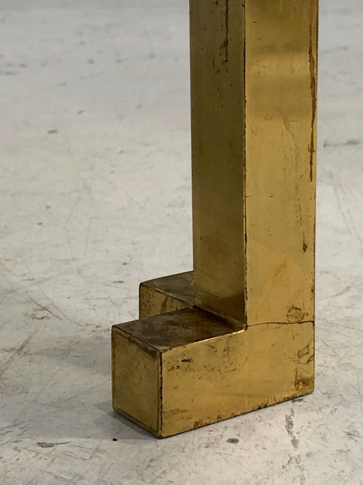photo for sale 1970 House Ramsey Marble Low Table Post Modernist Shabby Chic Roger Thibier