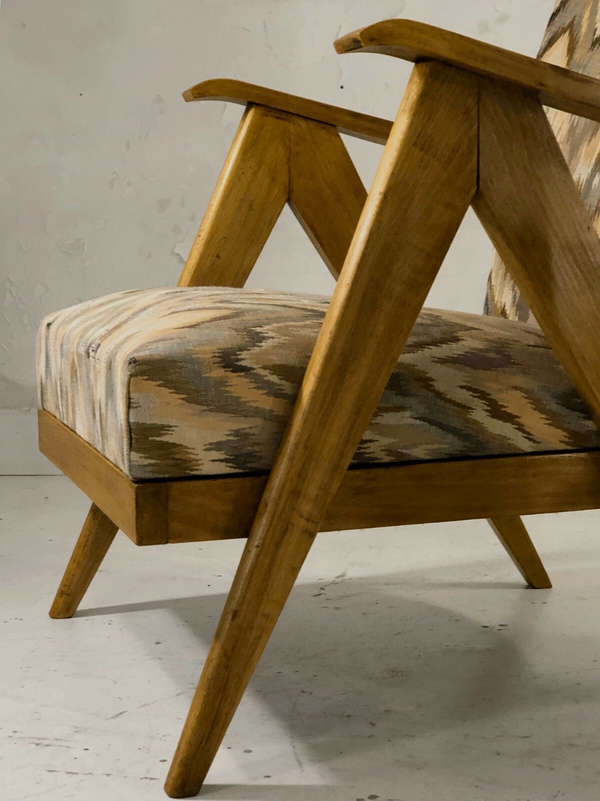 1950 2/4 Compass Chairs Modernist Reconstruction Bauhaus Gascoin Quaillette photo furniture
