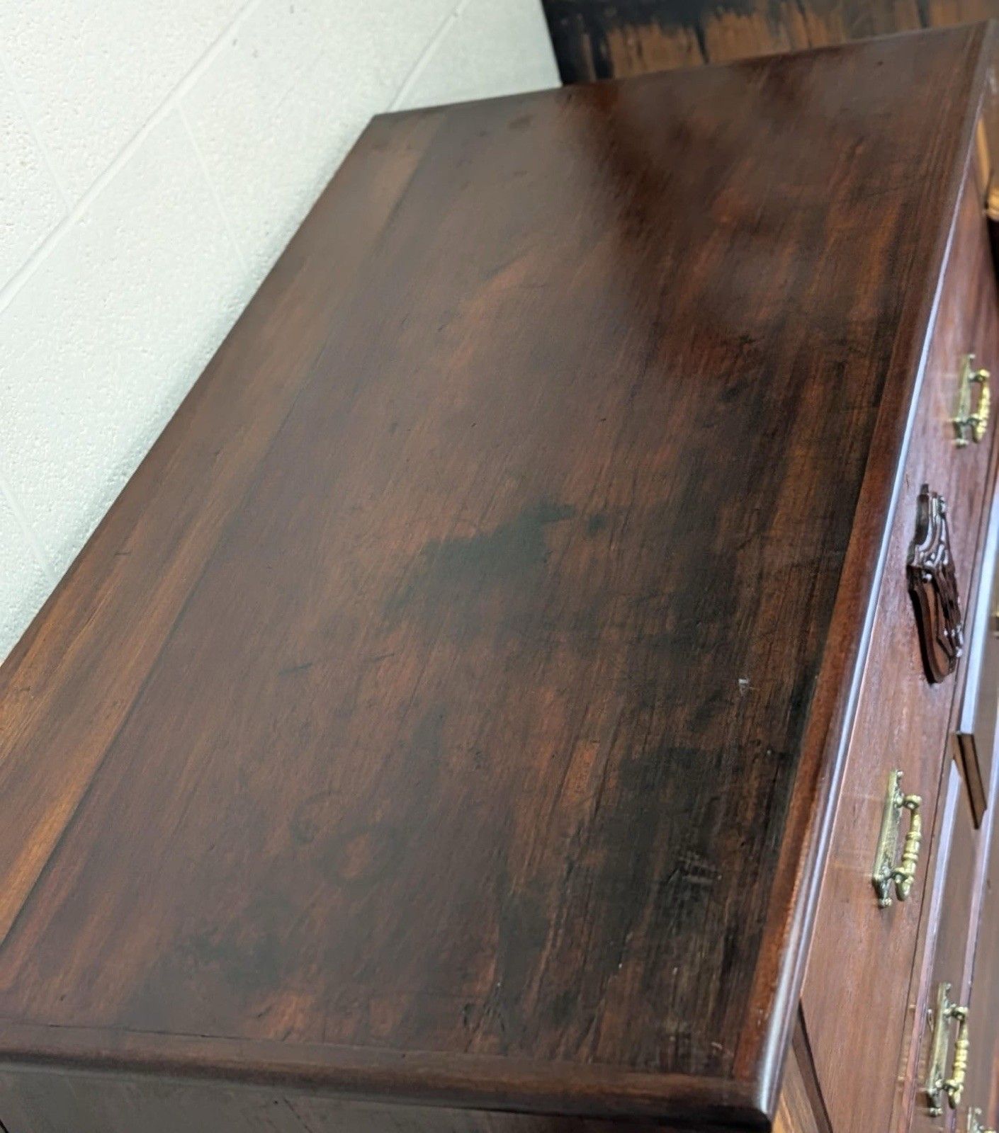 Georgian Mahogany Chest Secretaire photo for sale