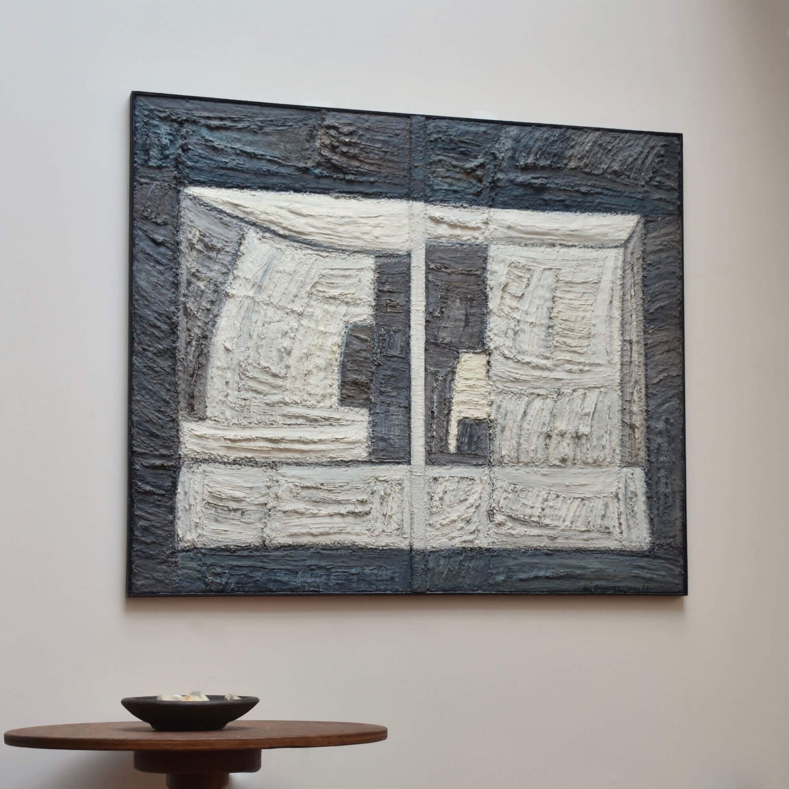 Mid 20th Century Abstract Painting By Max Gregor Carlsson (1914–1996) Swedish photo 900.0