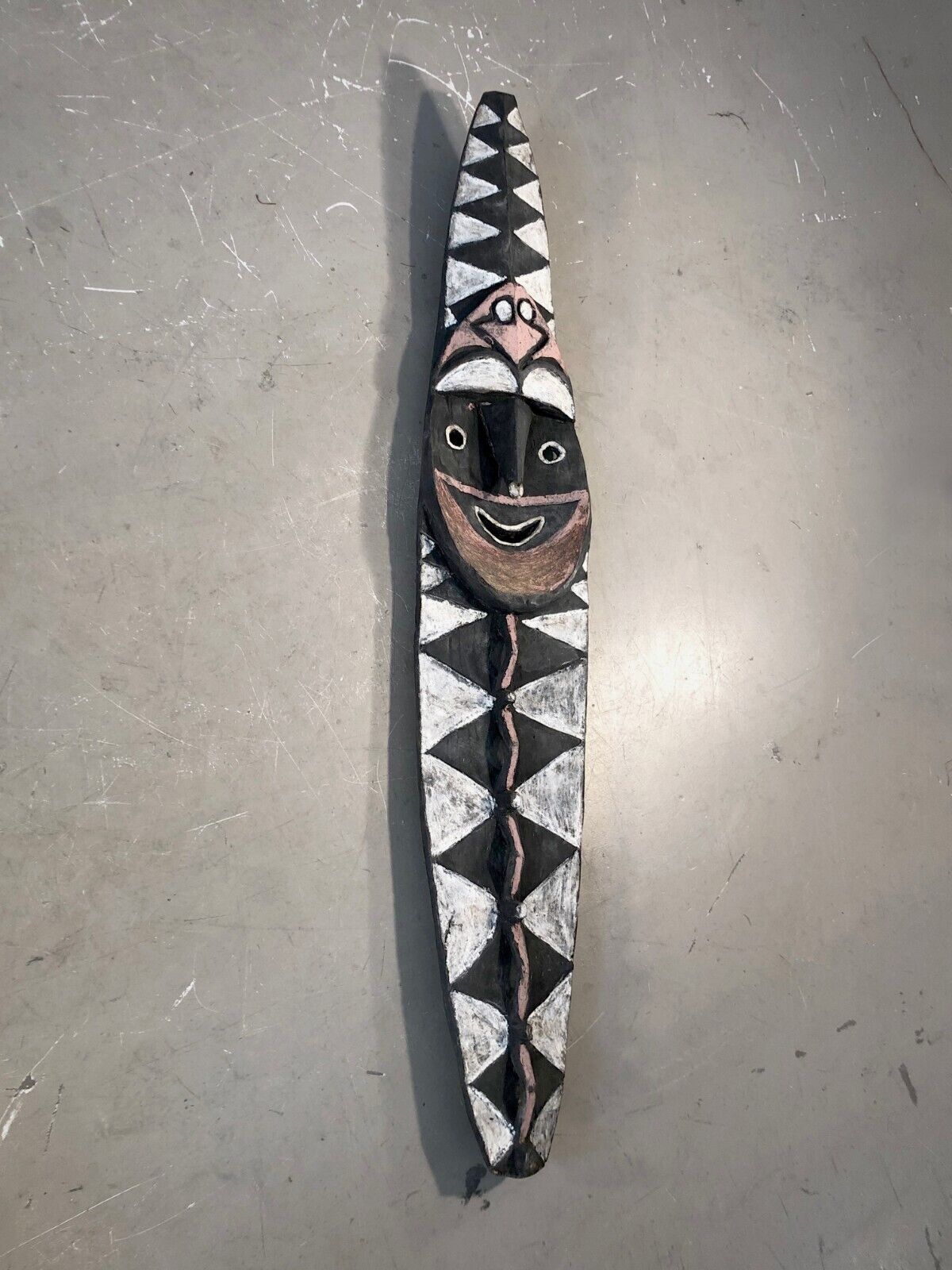 1950 High Sepik Votive Board Papua Oceania Early Art Tribal Brutalist photo 3200.0