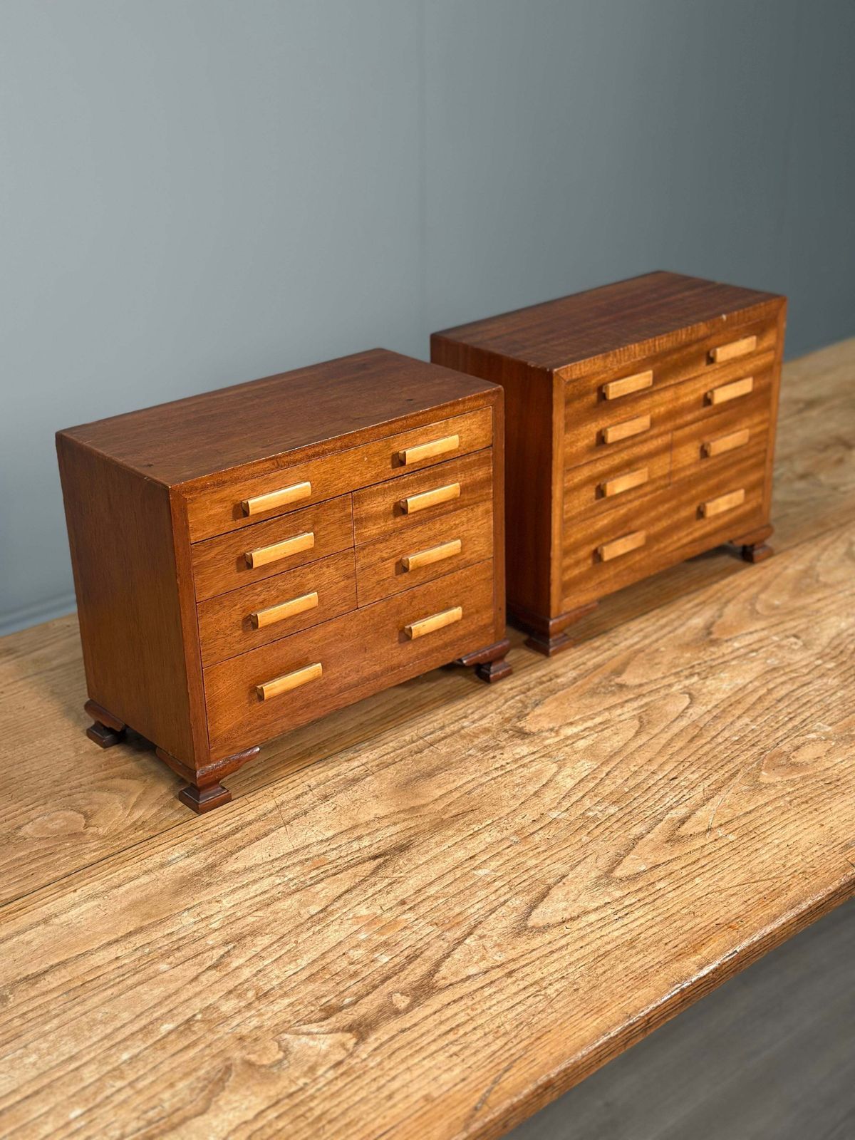 A Pair Of Antique Miniature Chest Of Drawers photo buy