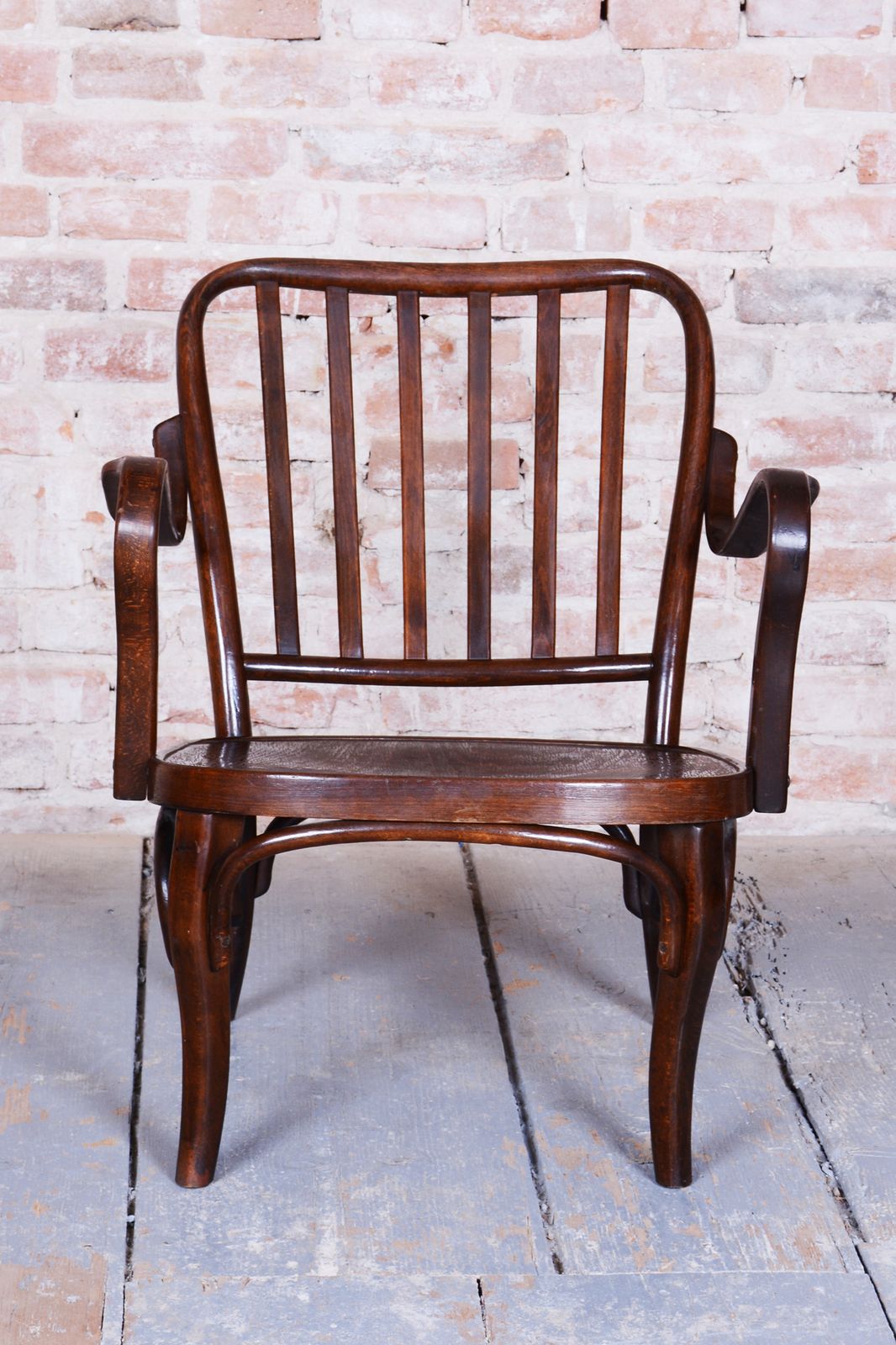 Restored Art Deco Armchair, By Josef Frank For Thonet, Beech, Czech, 1930s photo furniture