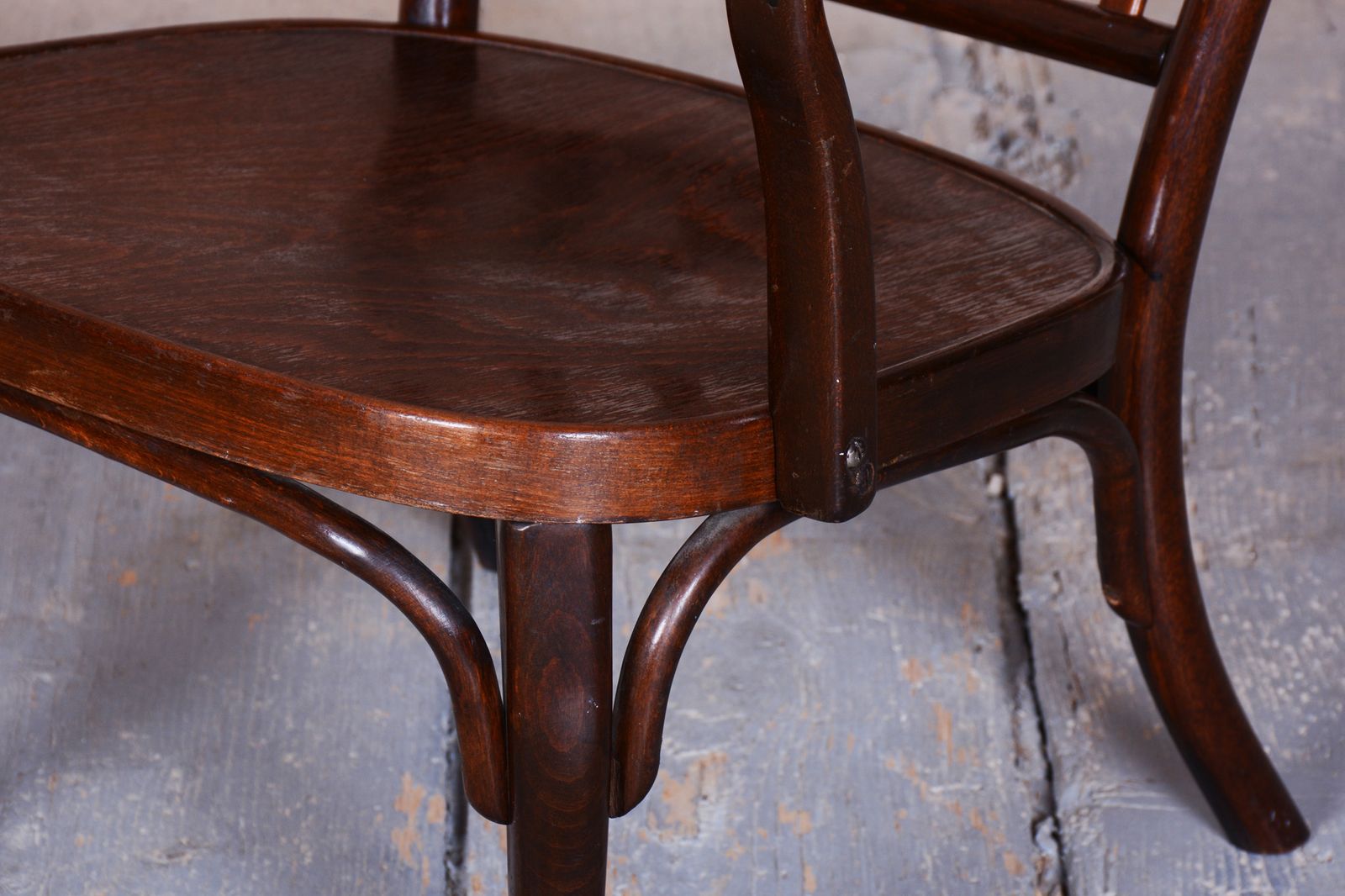 Restored Art Deco Armchair, By Josef Frank For Thonet, Beech, Czech, 1930s photo vintage