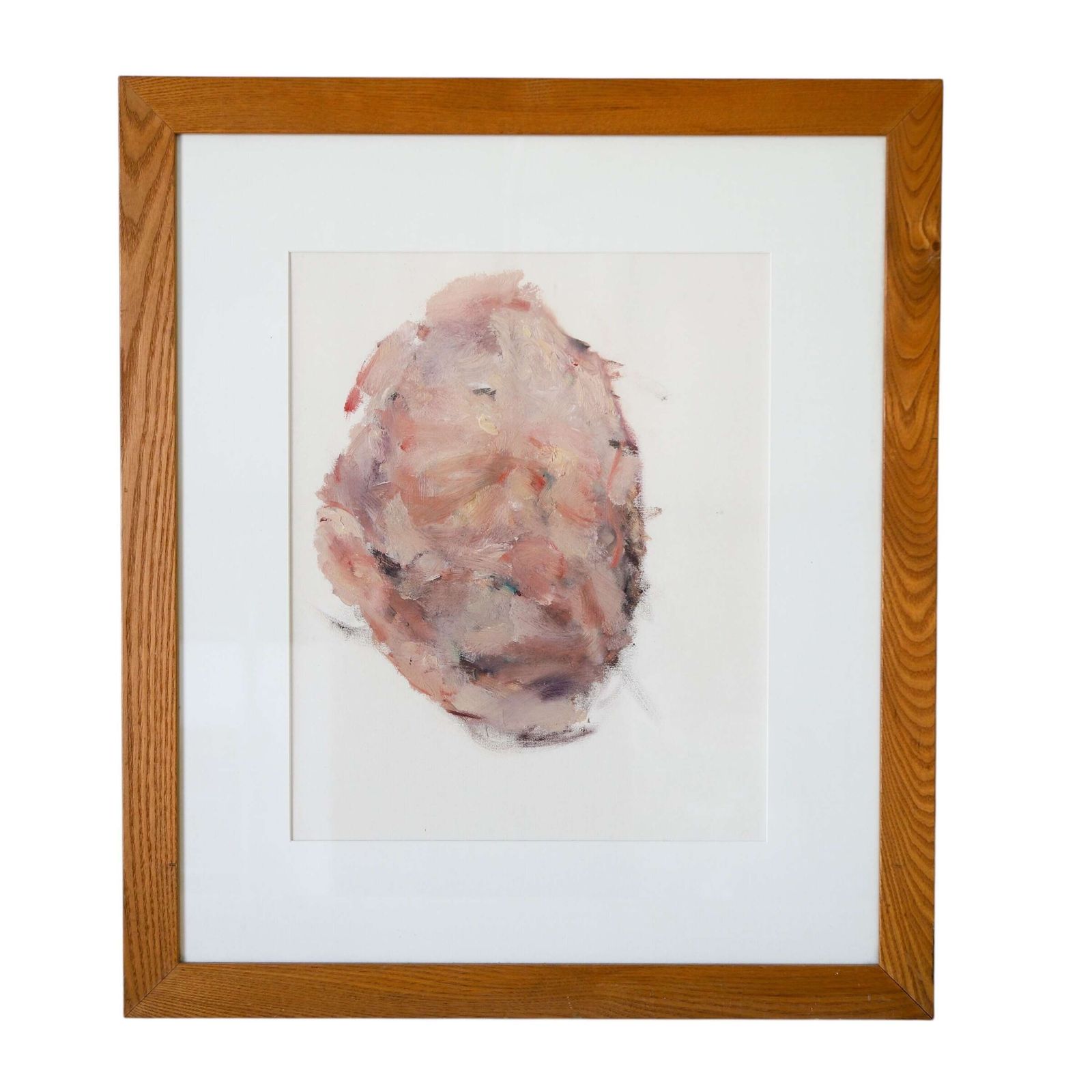 Mahler’s Head I   Contemporary Portrait In Gouache & Oil By Chris May, 80x70cm