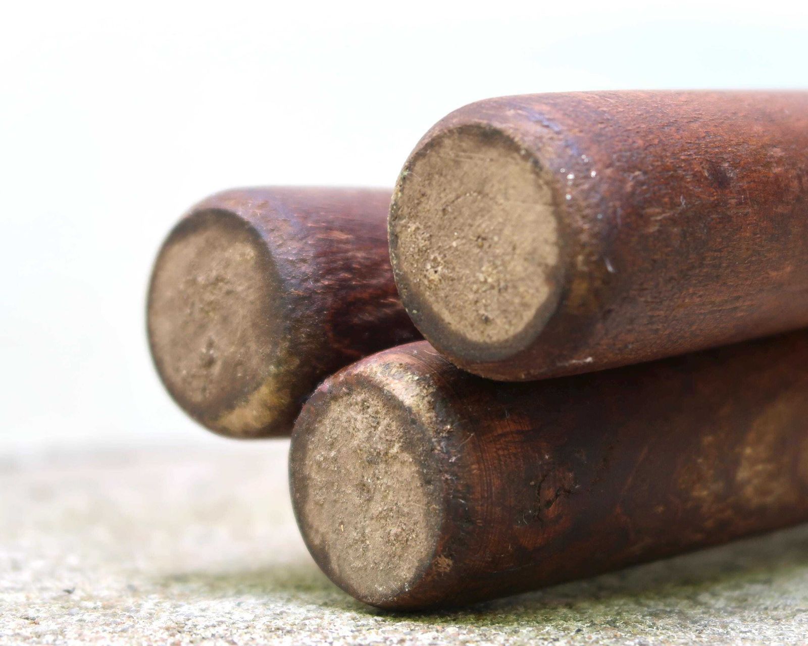 photo furniture Tripod Wood And Leather Folding Stool, 1950s / Cow Boy, Fishing, Hunting, Camper, Camping, Cottage Furniture