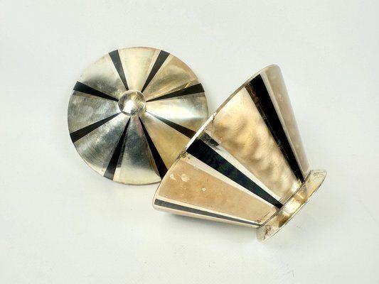 Art Deco Silver Plated Ikora Bonbonniere From Wmf, 1950s photo furniture