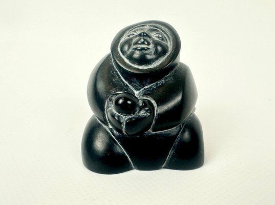 Canadian Inuit Figurine From Boma, 1970s, Set Of 2 photo for sale
