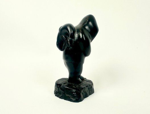 Canadian Inuit Figurine From Boma, 1970s, Set Of 2 photo Home Decor