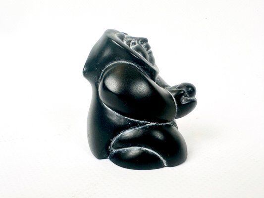 Home Decor Canadian Inuit Figurine From Boma, 1970s, Set Of 2 photo