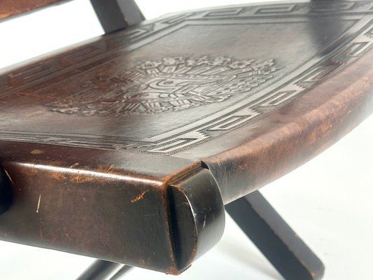 photo for sale Folding Chair Attributed To Angel I. Pazmino For Muebles De Estilo, 1950s