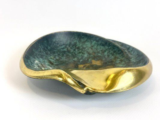 Vintage Austrian Brass Ashtray By Franz Hagenauer, 1950s photo furniture