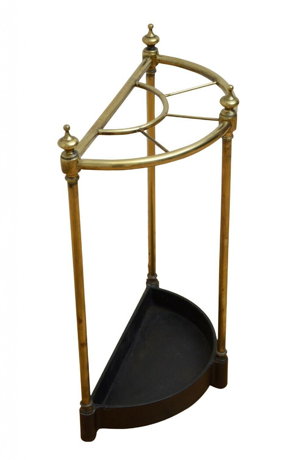 English Victorian Demi Lune Umbrella Stand photo vinterior