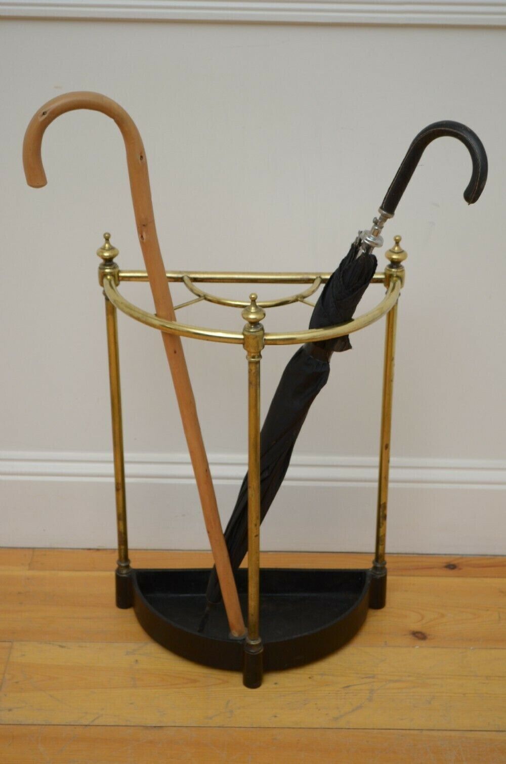 photo furniture English Victorian Demi Lune Umbrella Stand