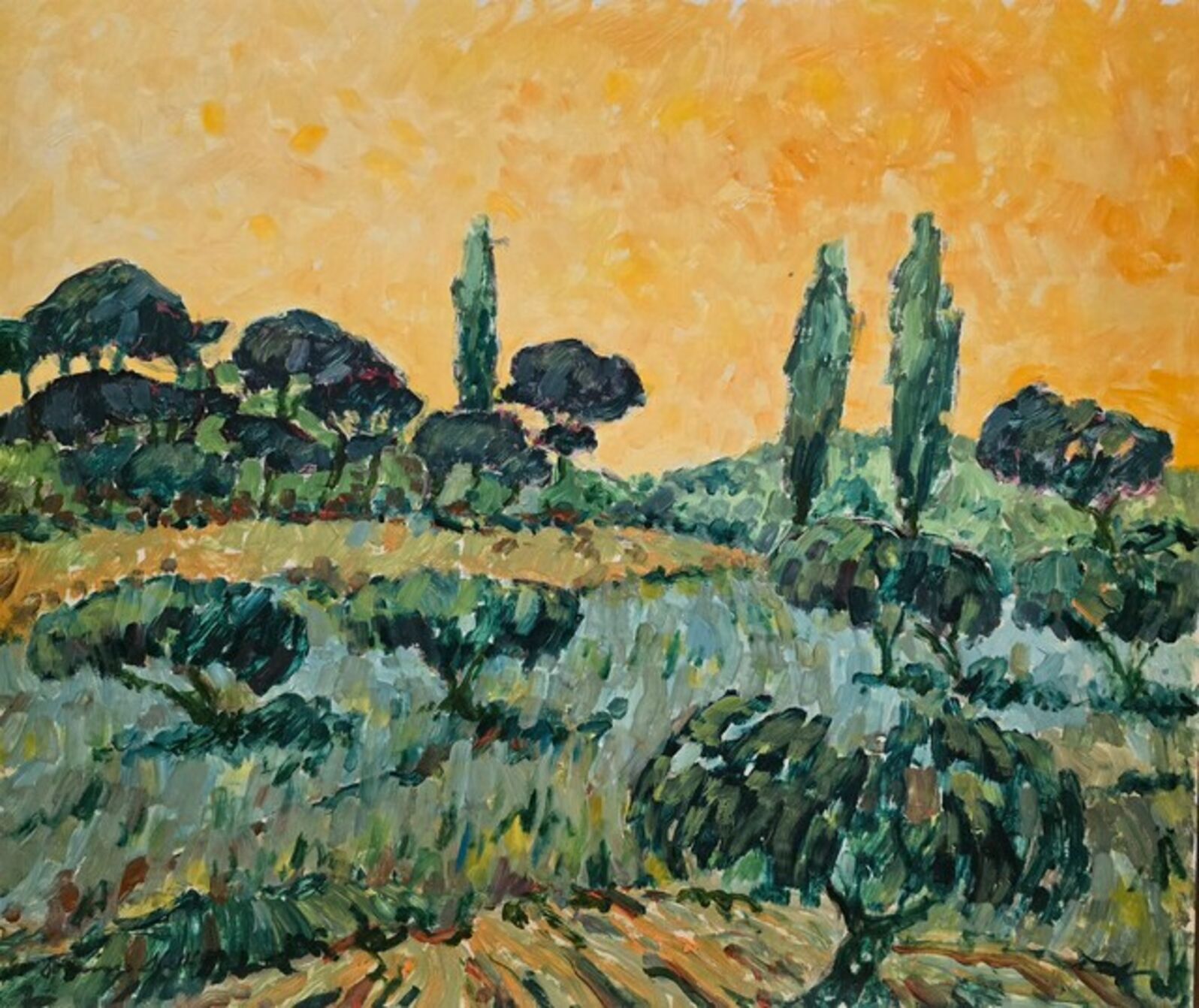 Domingo Abelló, Golden Sigh Of Sunset, 1950 1970