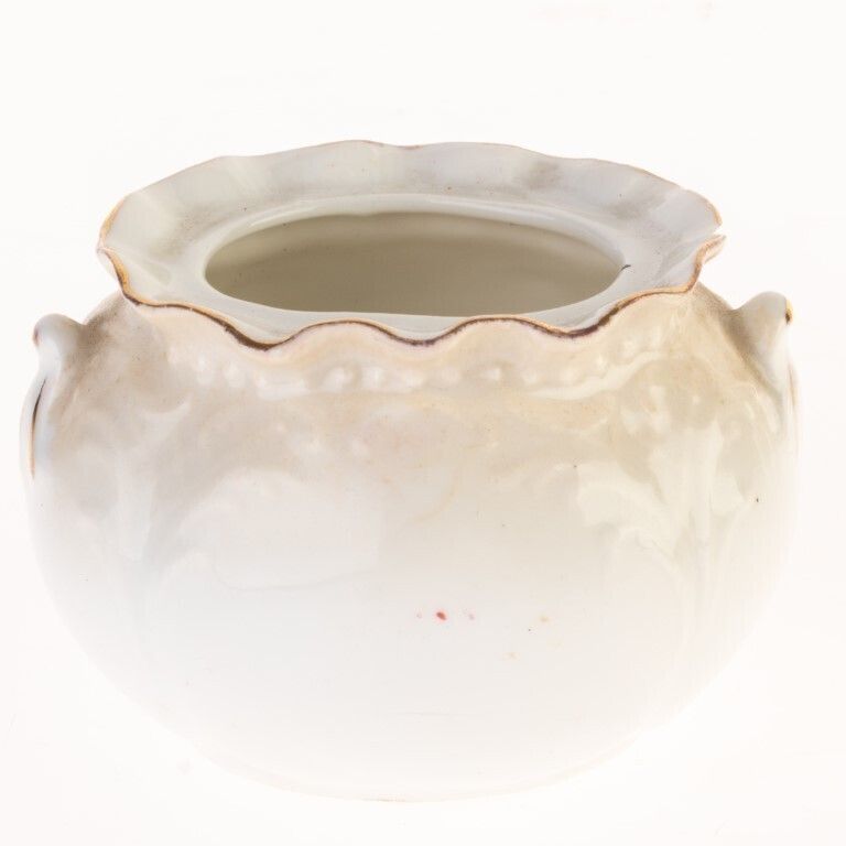 Art Nouveau Gilt Hand Painted Porcelain Pot photo furniture