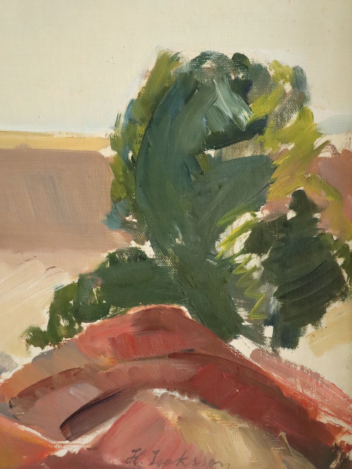 Art Canyon Edge,   Oil Painting, Modernist photo