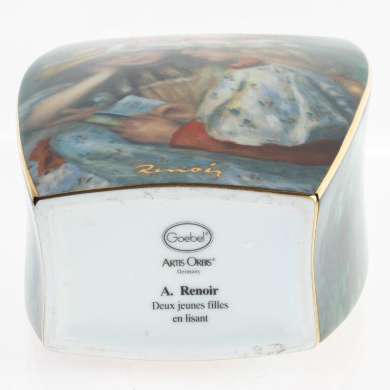 Goebel German Porcelain After Renoir photo furniture