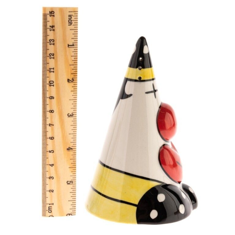 Lorna Bailey Signed Limited Edition “24th Collector’s Club Piece – Clown” Porcelain Art Deco Style Pottery Sugar Sifter photo for sale