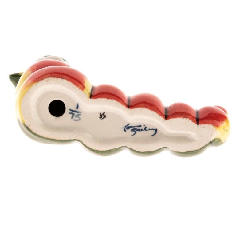 Lorna Bailey Signed Limited Edition 1/75 Porcelain Caterpillar Art Deco Style Pottery Figure photo furniture