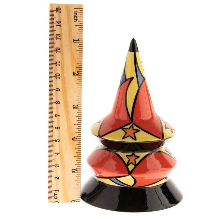 Lorna Bailey Signed Limited Edition Porcelain “Bewitched” Art Deco Style Pottery Sugar Sifter photo for sale