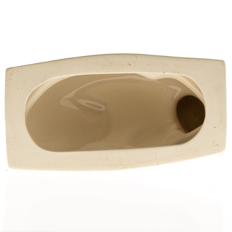Wedgwood Art Deco Cream Glazed Ceramic Sculpture Of A Recumbent Fawn Designed By John Skeaping photo furniture