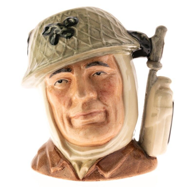 Royal Doulton Porcelain Ceramic Figural Collector’s Mug The Soldier 1990