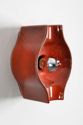 Space Age Ceramic Fat Lava Wall Lamp By Cari Zalloni For Leola, 1970s photo furniture
