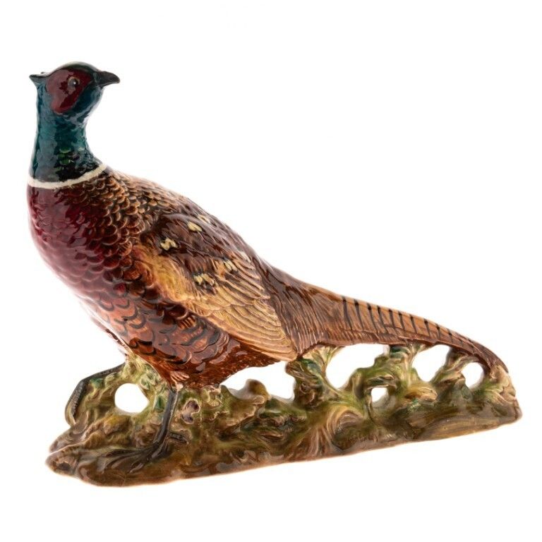 Mid Century Beswick Hand Painted Porcelain Ceramic Pottery Pheasant Bird Figure