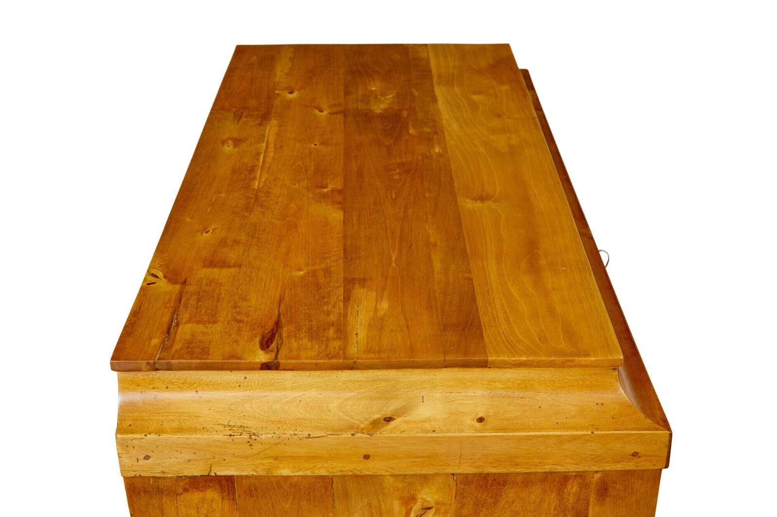 19th Century Swedish Birch Caddy Top Chest Of Drawers photo vintage