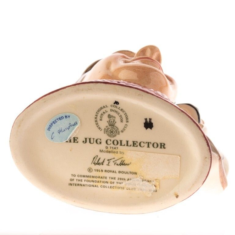 Royal Doulton Porcelain Ceramic Figural Collector’s Mug The Jug Collector 1999 photo for sale