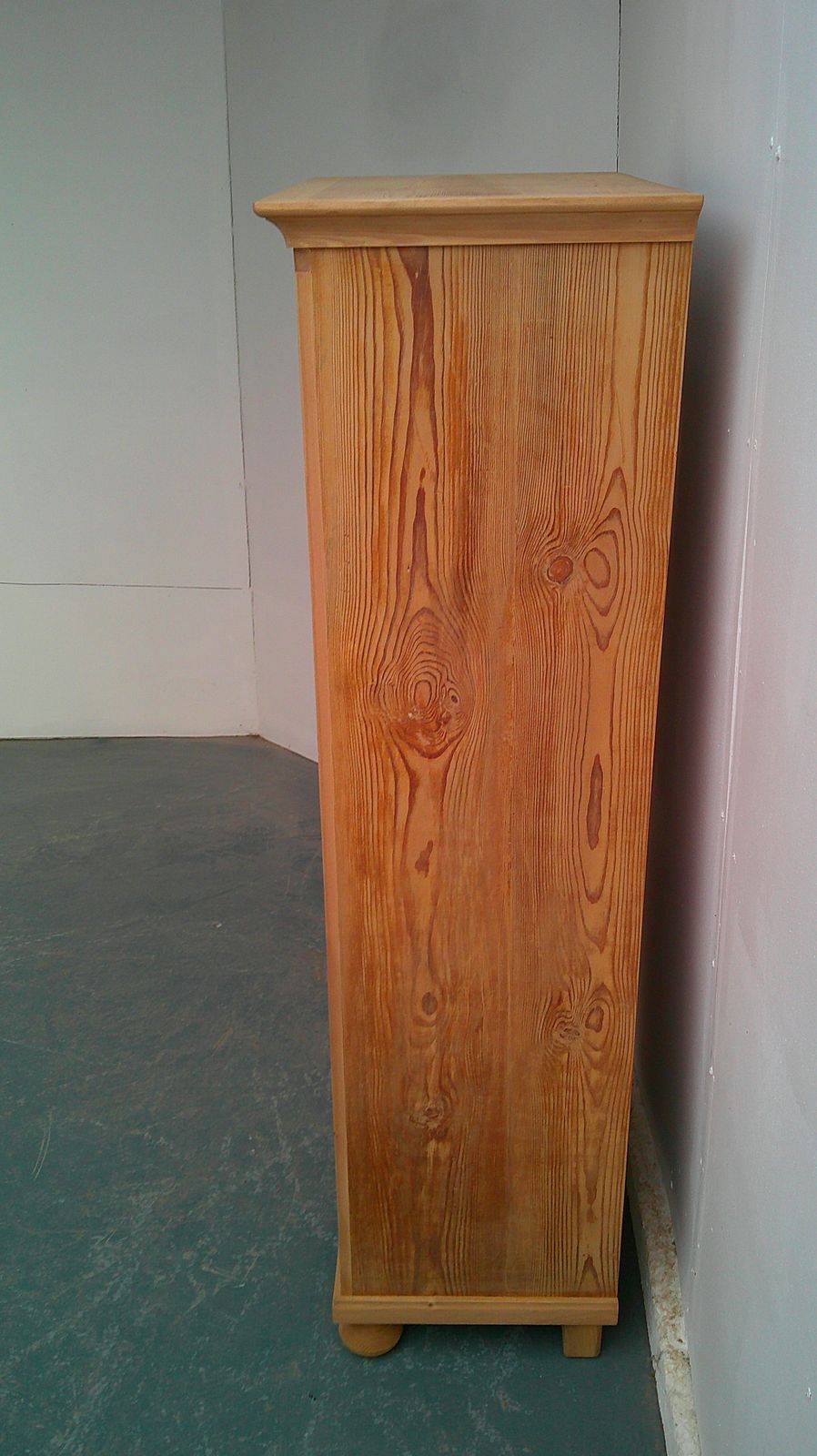 A Plain Antique Pine 1 Drawer Bathroom Cupboard To Wax/Paint photo for sale