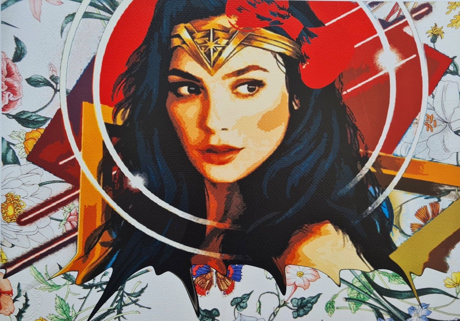 Death Nyc * Wonder Woman * 45 X 32 Cm * Signed * Limited * Certificate # XX/120 photo furniture