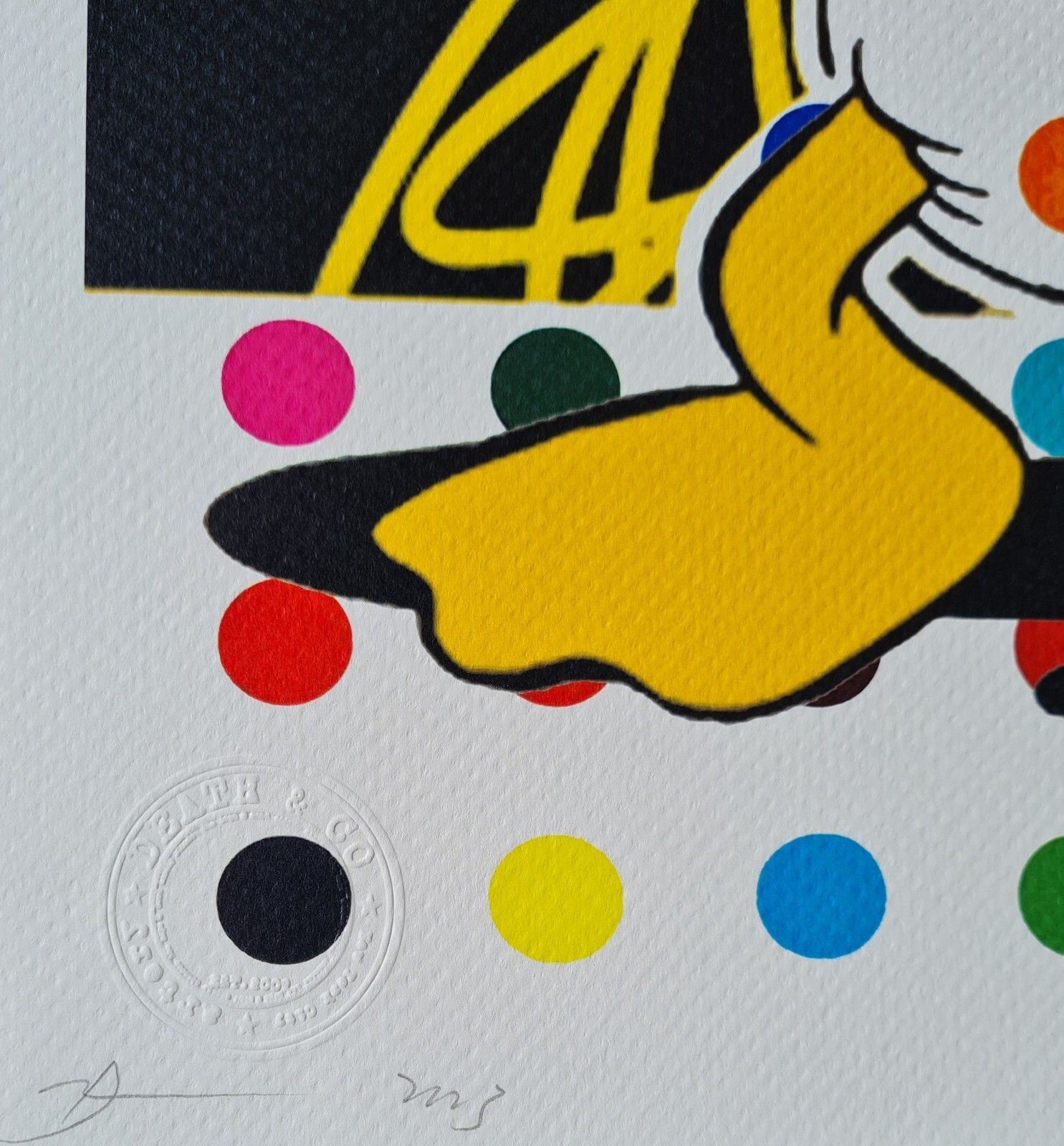 Death Nyc * Donald Duck * 45 X 32 Cm * Signed * Limited * Certificate # XX/120 photo buy