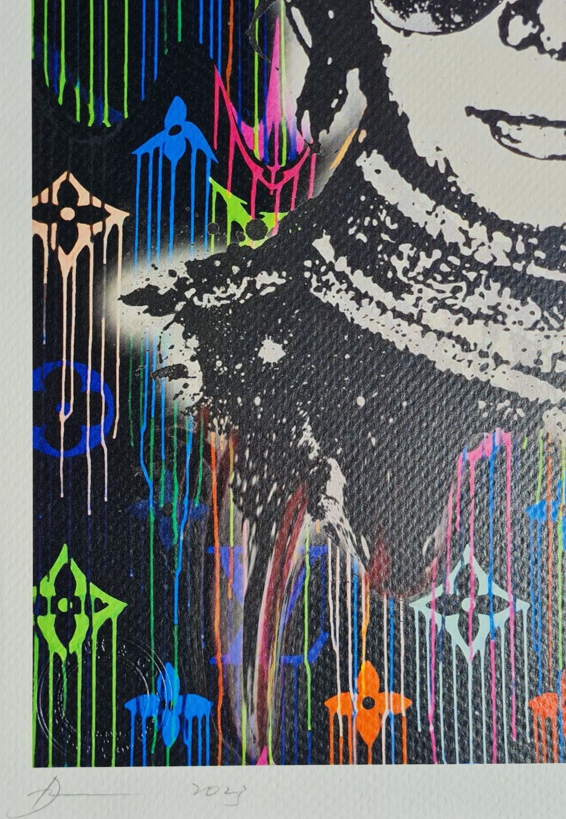Death Nyc * Michael Jackson * 45 X 32 Cm * Signed * Limited * Certificate # XX/120 photo buy