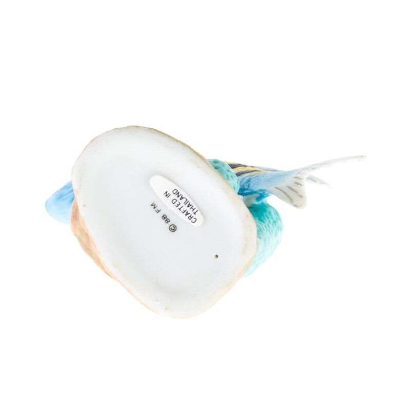 Franklin Mint Hand Painted Fine Porcelain Exotic Fish Sculpture photo furniture