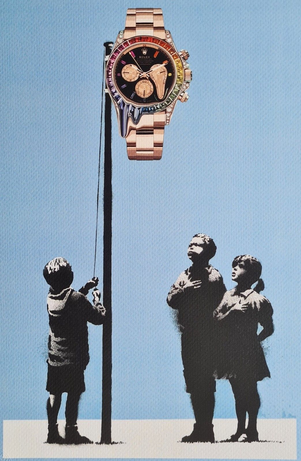 Death Nyc * Banksy Vs. Rolex * Signed * Limited * Certificate photo for sale