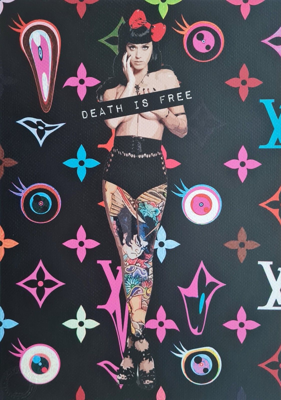 Death Nyc * Katy Perry * 45 X 32 Cm * Signed * Limited * Certificate # XX/120 photo furniture