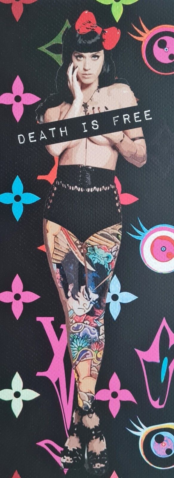 Death Nyc * Katy Perry * 45 X 32 Cm * Signed * Limited * Certificate # XX/120 photo for sale