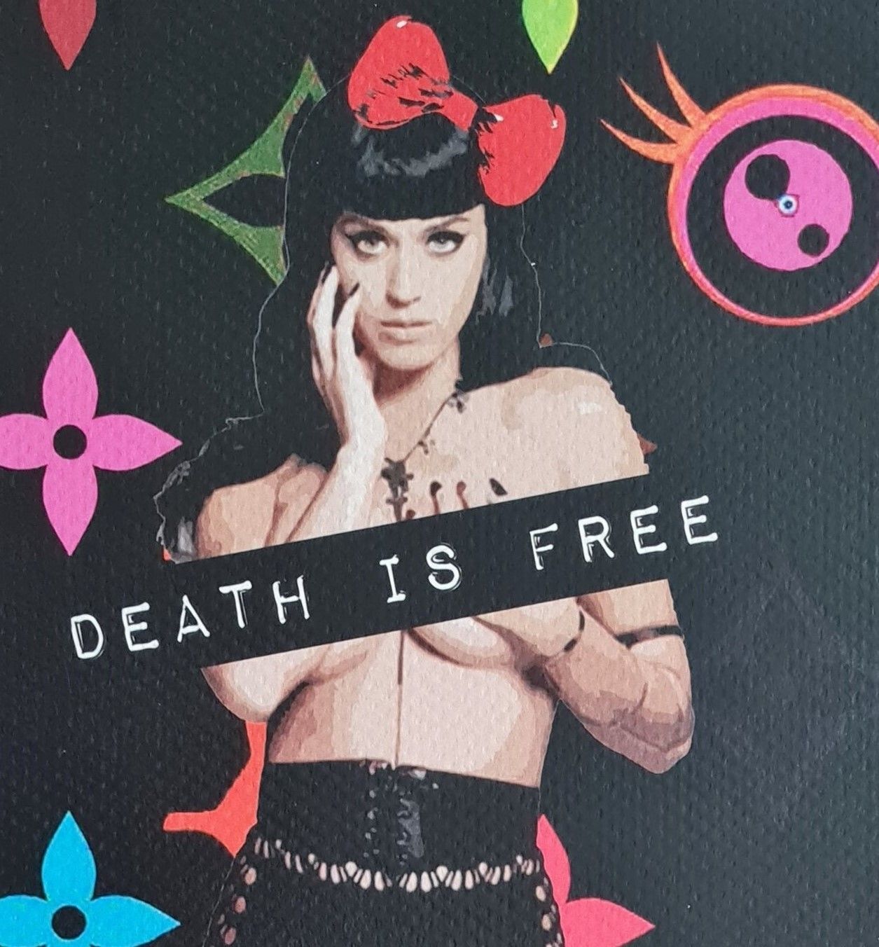 Death Nyc * Katy Perry * 45 X 32 Cm * Signed * Limited * Certificate # XX/120 photo Art