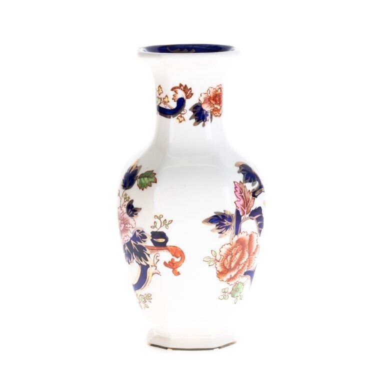 Mason’s Ironstone Ceramic Pottery Imari Mandalay Palette Vase photo Home Decor
