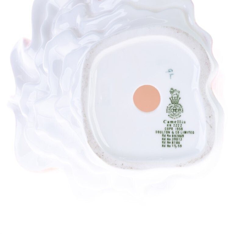 Royal Doulton Hand Painted Porcelain “Camellia” Sculpture photo furniture