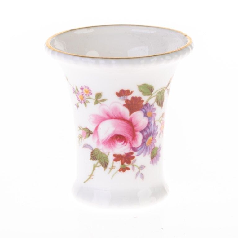Royal Crown Derby Porcelain Floral Posy Vase