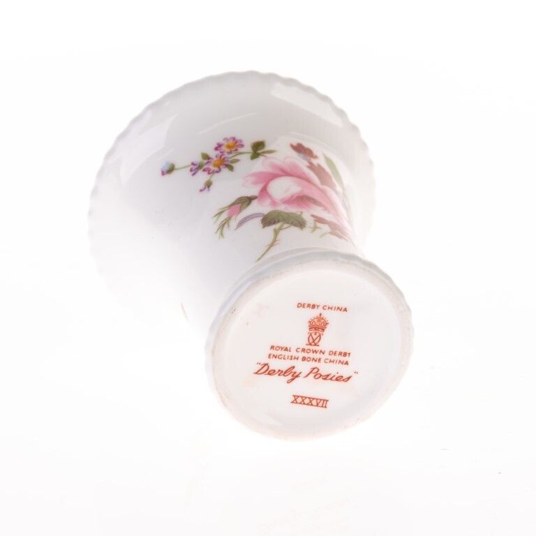 Royal Crown Derby Porcelain Floral Posy Vase photo furniture