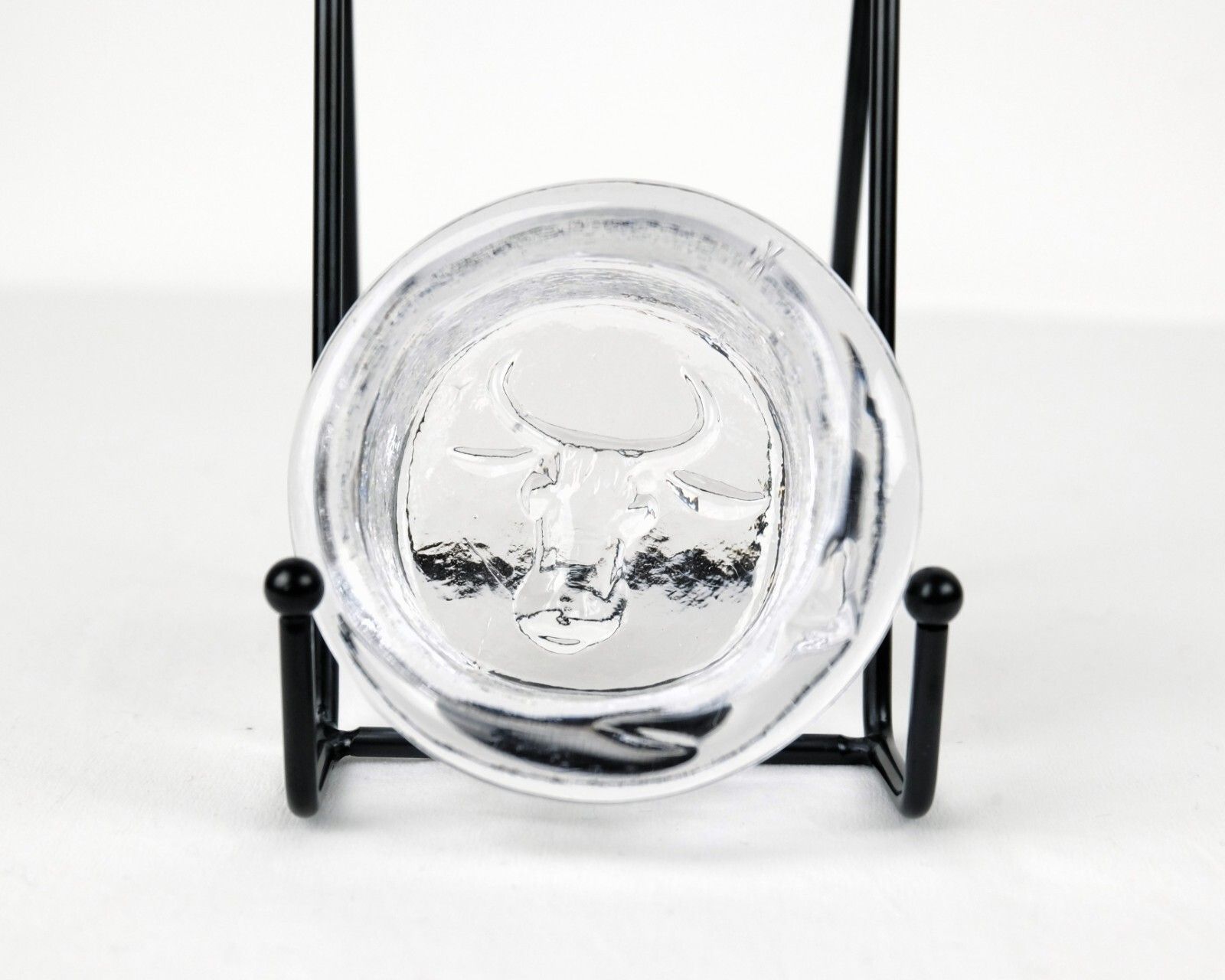 A Mid Century Swedish Glass Animal Dish By Erik Hoglund For Boda