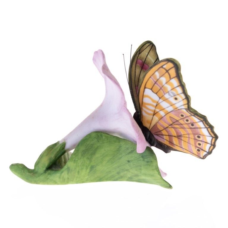 Franklin Mint Hand Painted Fine Porcelain Butterfly Sculpture photo furniture