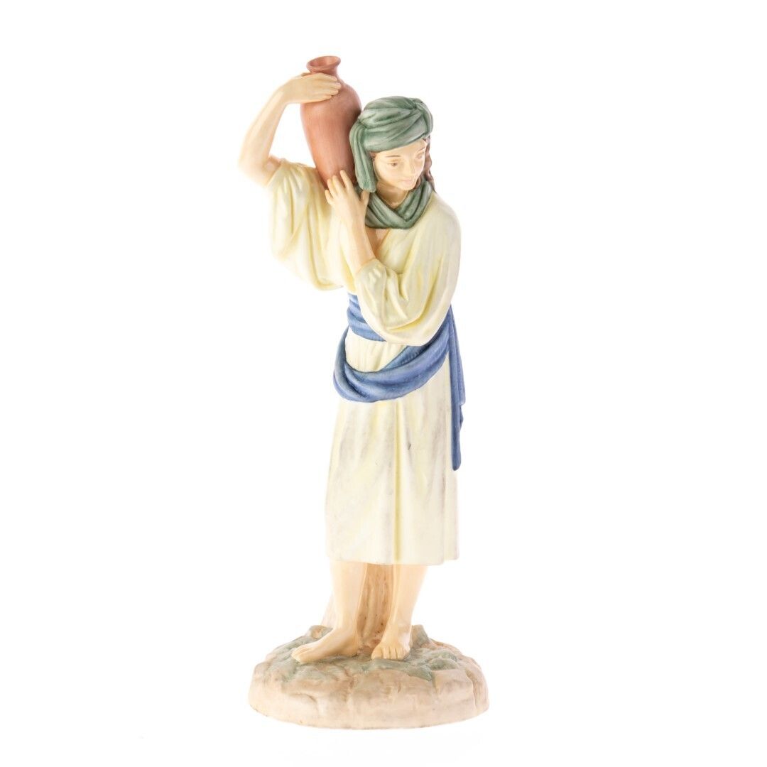 Royal Worcester Hadley Colllection Hand Painted Porcelain Eastern Water Carrier Sculpture